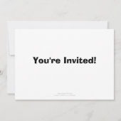 African Elephants Party-uitnodiging Kaart (Achterkant)