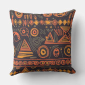 African Essence: Verbluffend kussen voor etnische (Achterkant)