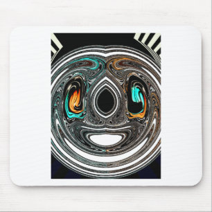 African Ethnic Doodle Zebra textured Art Print Muismat