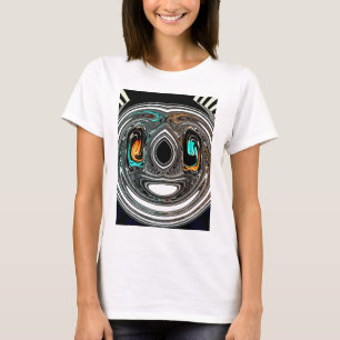 African Ethnic Doodle Zebra textured Art Print T-shirt