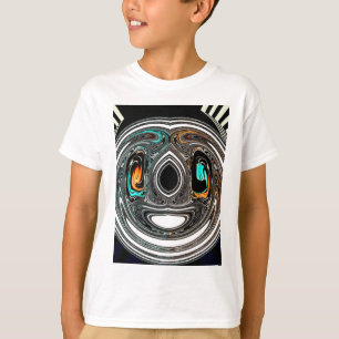 African Ethnic Doodle Zebra textured Art Print T-shirt