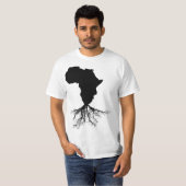 African Expat Pan African Continent Map T-shirt (Voorkant volledig)