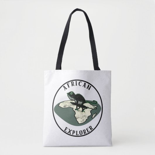African Explorer Tote Bag (Voorkant)