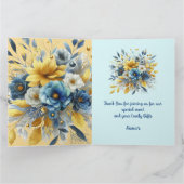 African Fairy Dank u Blauwgroen Goud Roze Prinses Kaart (Binnen)