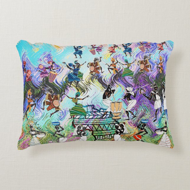 African Feast: Rhythms of Africa  Accent Kussen (Voorkant)