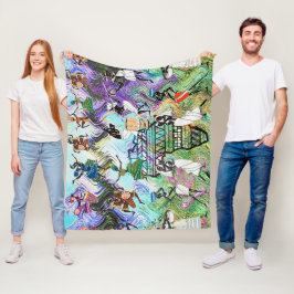 African Feast: Rhythms of Africa Fleece Deken