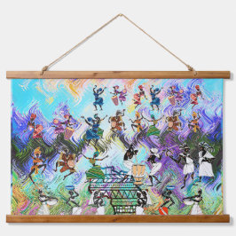 African Feast: Rhythms of Africa Hangend Wandkleed