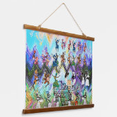 African Feast: Rhythms of Africa Hangend Wandkleed (Gebogen)