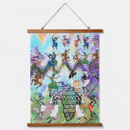 African Feast: Rhythms of Afrika Hangend Wandkleed