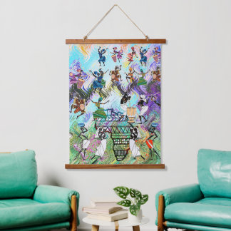 African Feast: Rhythms of Afrika Hangend Wandkleed