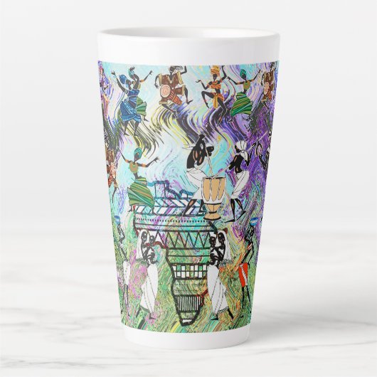 African Feast: Rhythms of Afrika Latte Mok (Voorkant)