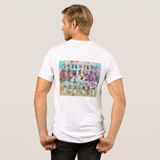 African Feast: Rhythms of Unity T-Shirt (Achterkant volledig)