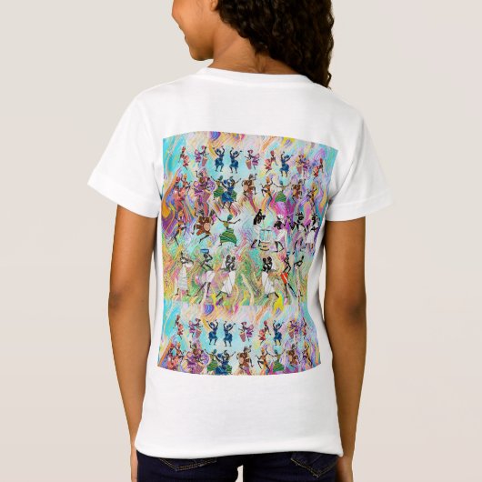 African Feast: Rhythms of Unity T-shirt (Achterkant)
