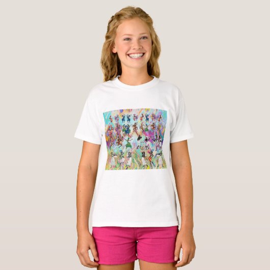 African Feast: Rhythms of Unity T-shirt (Voorkant volledig)