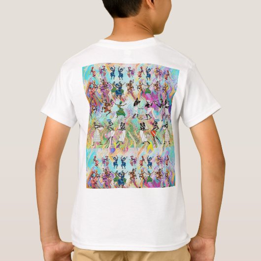 African Feast: Rhythms of Unity T-shirt (Achterkant)