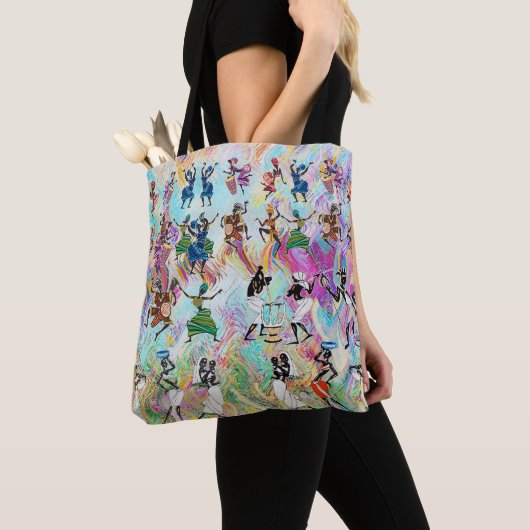 African Feast: Rhythms of Unity Tote Bag (Dichtbij)