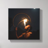 African fire art canvas print (Voorkant)