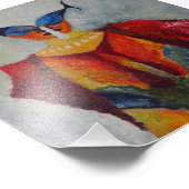 African Fishes Abstracte kunst schilderij foto Foto Afdruk (Hoek)