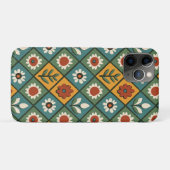 African Floral Tegel Art Case-Mate iPhone Case (Achterkant (horizontaal))