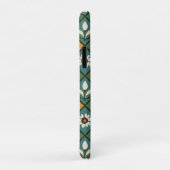 African Floral Tegel Art Case-Mate iPhone Case (Achterkant/rechts)