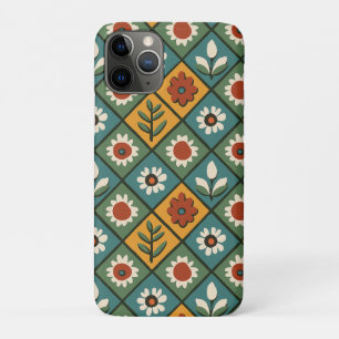 African Floral Tegel Art Case-Mate iPhone Case