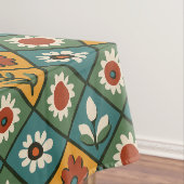African Floral Tegel Art Tafelkleed (Voorbeeld)