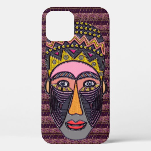 African Folk Art Hoesje-Mate Case-Mate iPhone Case (Achterkant)