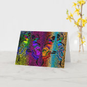 African Foot Dance Kaart (Gele Bloem)