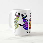African Foot Dance Koffiemok (Voorkant links)