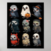 African G Parrot Bird Witch Zombie Halloween Costu Poster (Voorkant)