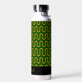 African Geometric Print Jamaican Pattern Waterfles (Links)