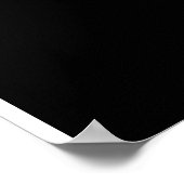 African Girl Black and White Artwork Poster (Hoek)