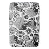 African Girl Portrait Tribal Tattoo Badmat (Voorkant Verticaal)