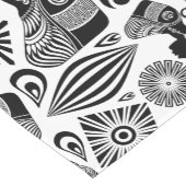 African Girl Portrait Tribal Tattoo Korte Tafelloper (Hoek)