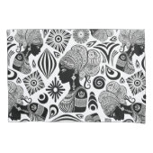 African Girl Portrait Tribal Tattoo Kussensloop (Voorkant)