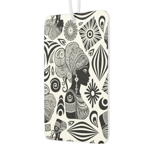 African Girl Portrait Tribal Tattoo Luchtverfrisser (Links)