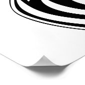 African Girl Portrait Tribal Tattoo Poster (Hoek)