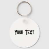 African Girl Portrait Tribal Tattoo Sleutelhanger (Achterkant)