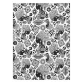 African Girl Portrait Tribal Tattoo Tafelkleed (Voorkant)