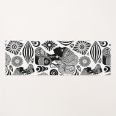 African Girl Portrait Tribal Tattoo Yogamat (Voorkant (horizontaal))