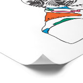 African Girl portret Poster (Hoek)