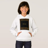 African Gold Kente Kinder’ Hoodie (Voorkant volledig)