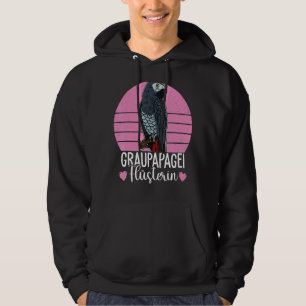 African Gray Parrots Biologist Ornithologist Birdw Hoodie