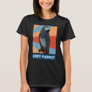 African Gray Parrots Biologist Ornithologist Birdw T-shirt