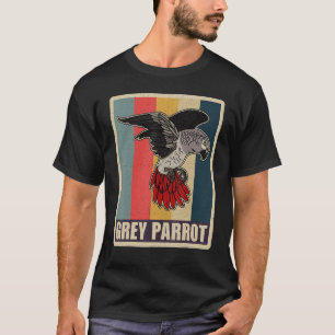 African Gray Parrots Biologist Ornithologist Birdw T-shirt