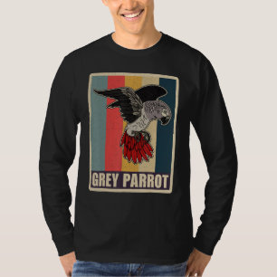 African Gray Parrots Biologist Ornithologist Birdw T-shirt