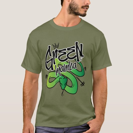 African Green Mamba T-shirt (Voorkant)
