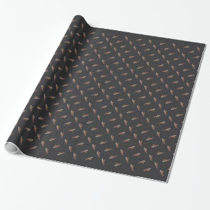African Grey Christmas Cadeaupapier