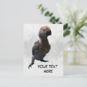 African grey papegaai, Postcrossing Briefkaart (Staand voorkant)