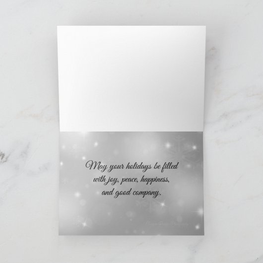 African Grey Parrot Baby Christmas Kaart (Binnen)